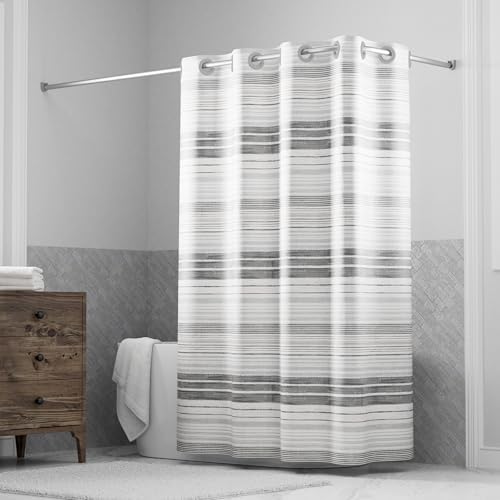 It's A Snap! Faux Silk Shower Curtain
