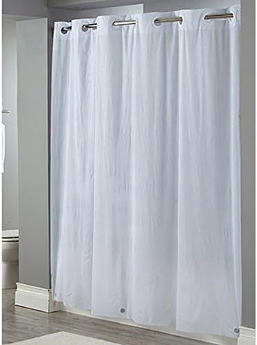 HBH04PDT01 White Hookless Shower Curtain-HBH04PDT01